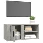 vidaXL TV-Schrank Betongrau 80x31,5x36 cm Holzwerkstoff vidaXL TV-Schrank Betongrau 80x31,5x36 cm Holzwerkstoff
