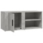 vidaXL TV-Schrank Betongrau 80x31,5x36 cm Holzwerkstoff vidaXL TV-Schrank Betongrau 80x31,5x36 cm Holzwerkstoff
