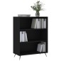 vidaXL Bücherregal Schwarz 69,5x32,5x90 cm Holzwerkstoff vidaXL Bücherregal Schwarz 69,5x32,5x90 cm Holzwerkstoff