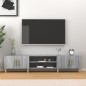 vidaXL TV-Schrank Grau Sonoma 180x31,5x40 cm Holzwerkstoff vidaXL TV-Schrank Grau Sonoma 180x31,5x40 cm Holzwerkstoff