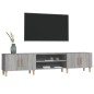 vidaXL TV-Schrank Grau Sonoma 180x31,5x40 cm Holzwerkstoff vidaXL TV-Schrank Grau Sonoma 180x31,5x40 cm Holzwerkstoff