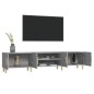 vidaXL TV-Schrank Grau Sonoma 180x31,5x40 cm Holzwerkstoff vidaXL TV-Schrank Grau Sonoma 180x31,5x40 cm Holzwerkstoff