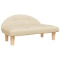 Hundebett Creme 70x52x30 cm Stoff Hundebett Creme 70x52x30 cm Stoff