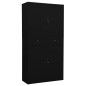 vidaXL Büroschrank Schwarz 90x40x180 cm Stahl vidaXL Büroschrank Schwarz 90x40x180 cm Stahl