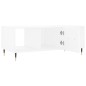 vidaXL Couchtisch Weiß 102x50x40 cm Holzwerkstoff vidaXL Couchtisch Weiß 102x50x40 cm Holzwerkstoff