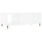 vidaXL Couchtisch Weiß 102x50x40 cm Holzwerkstoff vidaXL Couchtisch Weiß 102x50x40 cm Holzwerkstoff