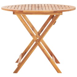 vidaXL Gartentisch Klappbar 90x75 cm Massivholz Akazie