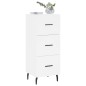 vidaXL Sideboard Weiß 34,5x34x90 cm Holzwerkstoff vidaXL Sideboard Weiß 34,5x34x90 cm Holzwerkstoff