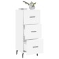 vidaXL Sideboard Weiß 34,5x34x90 cm Holzwerkstoff vidaXL Sideboard Weiß 34,5x34x90 cm Holzwerkstoff