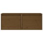 vidaXL Wandschränke 2 Stk. Honigbraun 45x30x35 cm Massivholz Kiefer vidaXL Wandschränke 2 Stk. Honigbraun 45x30x35 cm Massivholz Kiefer