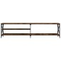 vidaXL TV-Schrank Räuchereiche 200x40x50 cm Holzwerkstoff und Metall vidaXL TV-Schrank Räuchereiche 200x40x50 cm Holzwerkstoff und Metall