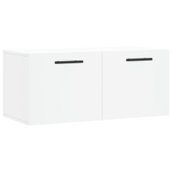 vidaXL Wandschrank Weiß 80x36,5x35 cm Holzwerkstoff