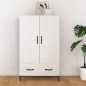 vidaXL Highboard Hochglanz-Weiß 70x31x115 cm Holzwerkstoff vidaXL Highboard Hochglanz-Weiß 70x31x115 cm Holzwerkstoff