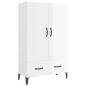 vidaXL Highboard Hochglanz-Weiß 70x31x115 cm Holzwerkstoff vidaXL Highboard Hochglanz-Weiß 70x31x115 cm Holzwerkstoff