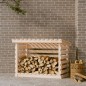 vidaXL Kaminholzregal 108x73x79 cm Massivholz Kiefer vidaXL Kaminholzregal 108x73x79 cm Massivholz Kiefer