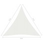 vidaXL Sonnensegel 160 g/m² Weiß 4x5x5 m HDPE vidaXL Sonnensegel 160 g/m² Weiß 4x5x5 m HDPE