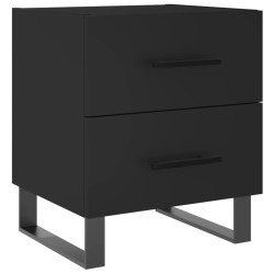 vidaXL Nachttisch Schwarz 40x35x47,5 cm Holzwerkstoff