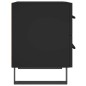 vidaXL Nachttisch Schwarz 40x35x47,5 cm Holzwerkstoff