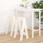 vidaXL Hocker 2 Stk. Weiß 40x40x75 cm Massivholz Kiefer vidaXL Hocker 2 Stk. Weiß 40x40x75 cm Massivholz Kiefer