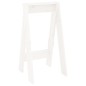 vidaXL Hocker 2 Stk. Weiß 40x40x75 cm Massivholz Kiefer vidaXL Hocker 2 Stk. Weiß 40x40x75 cm Massivholz Kiefer