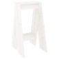 vidaXL Hocker 2 Stk. Weiß 40x40x75 cm Massivholz Kiefer vidaXL Hocker 2 Stk. Weiß 40x40x75 cm Massivholz Kiefer