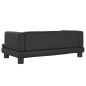 Hundebett Schwarz 80x45x30 cm Kunstleder Hundebett Schwarz 80x45x30 cm Kunstleder