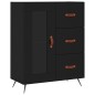 vidaXL Sideboard Schwarz 69,5x34x90 cm Holzwerkstoff vidaXL Sideboard Schwarz 69,5x34x90 cm Holzwerkstoff
