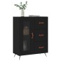 vidaXL Sideboard Schwarz 69,5x34x90 cm Holzwerkstoff vidaXL Sideboard Schwarz 69,5x34x90 cm Holzwerkstoff