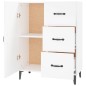 vidaXL Sideboard Weiß 69,5x34x90 cm Holzwerkstoff vidaXL Sideboard Weiß 69,5x34x90 cm Holzwerkstoff