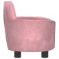 Hundebett Rosa 66x40x45 cm Samt Hundebett Rosa 66x40x45 cm Samt
