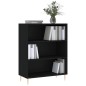 vidaXL Bücherregal Schwarz 69,5x32,5x90 cm Holzwerkstoff vidaXL Bücherregal Schwarz 69,5x32,5x90 cm Holzwerkstoff