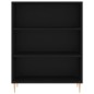 vidaXL Bücherregal Schwarz 69,5x32,5x90 cm Holzwerkstoff vidaXL Bücherregal Schwarz 69,5x32,5x90 cm Holzwerkstoff