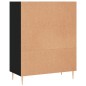 vidaXL Bücherregal Schwarz 69,5x32,5x90 cm Holzwerkstoff vidaXL Bücherregal Schwarz 69,5x32,5x90 cm Holzwerkstoff