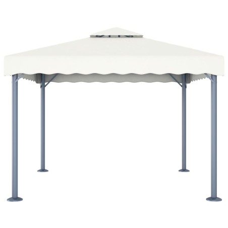 vidaXL Pavillon 300 x 300 cm Creme Aluminium