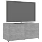 vidaXL TV-Schrank Betongrau 80x34x36 cm Holzwerkstoff vidaXL TV-Schrank Betongrau 80x34x36 cm Holzwerkstoff