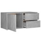 vidaXL TV-Schrank Betongrau 80x34x36 cm Holzwerkstoff vidaXL TV-Schrank Betongrau 80x34x36 cm Holzwerkstoff