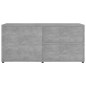 vidaXL TV-Schrank Betongrau 80x34x36 cm Holzwerkstoff vidaXL TV-Schrank Betongrau 80x34x36 cm Holzwerkstoff