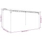 vidaXL Markise Creme 4x3 m 180 g/m² Stoff und Stahl vidaXL Markise Creme 4x3 m 180 g/m² Stoff und Stahl