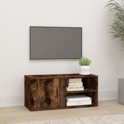 vidaXL TV-Schrank Räuchereiche 80x31,5x36 cm Holzwerkstoff