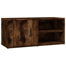 vidaXL TV-Schrank Räuchereiche 80x31,5x36 cm Holzwerkstoff
