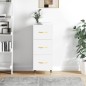 vidaXL Sideboard Weiß 34,5x34x90 cm Holzwerkstoff vidaXL Sideboard Weiß 34,5x34x90 cm Holzwerkstoff