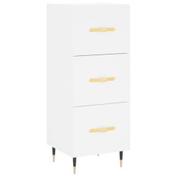 vidaXL Sideboard Weiß 34,5x34x90 cm Holzwerkstoff