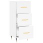 vidaXL Sideboard Weiß 34,5x34x90 cm Holzwerkstoff vidaXL Sideboard Weiß 34,5x34x90 cm Holzwerkstoff