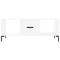 vidaXL Couchtisch Weiß 102x50x40 cm Holzwerkstoff vidaXL Couchtisch Weiß 102x50x40 cm Holzwerkstoff
