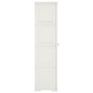 vidaXL Kunststoffschrank 40x43x164 cm Holzdesign Angora-Weiß vidaXL Kunststoffschrank 40x43x164 cm Holzdesign Angora-Weiß