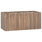 vidaXL Wand-Badschrank 90x39x40 cm Massivholz Teak vidaXL Wand-Badschrank 90x39x40 cm Massivholz Teak