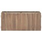 vidaXL Wand-Badschrank 90x39x40 cm Massivholz Teak vidaXL Wand-Badschrank 90x39x40 cm Massivholz Teak
