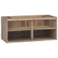 vidaXL Wand-Badschrank 90x39x40 cm Massivholz Teak vidaXL Wand-Badschrank 90x39x40 cm Massivholz Teak
