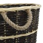 vidaXL Holzkorb mit Trageriemen 57 x 51 x 69 cm Natur Weide vidaXL Holzkorb mit Trageriemen 57 x 51 x 69 cm Natur Weide