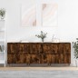 Sideboards 3 Stk. Räuchereiche Holzwerkstoff Sideboards 3 Stk. Räuchereiche Holzwerkstoff